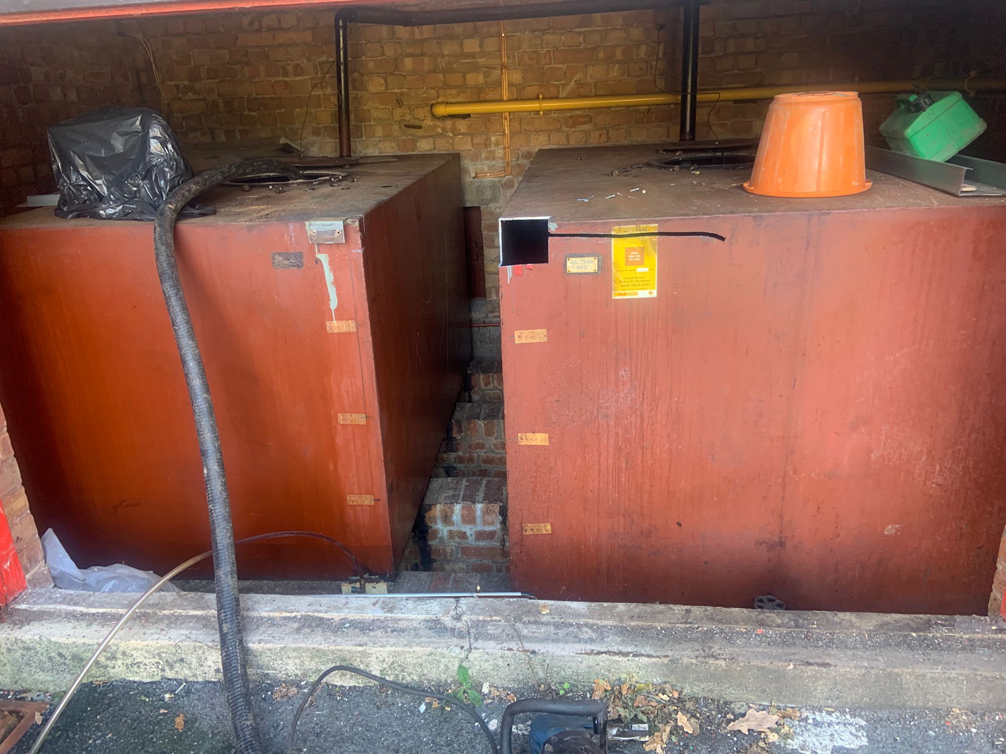 Oil tank removal and decommissioning project in Shropshire by Eco Tank Services
